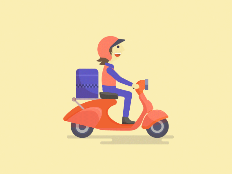 Scooter Animation animation fun gif scooter