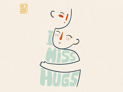 H - hugs art flat friends hugs illustration love people procreate thestyleclassillustration wellbeing