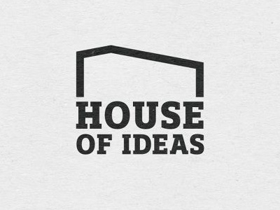 House of Ideas Logotype house identity logo