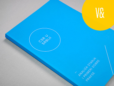 V& Design Studio Brochure Design blue brochure cover csr design editorial layout