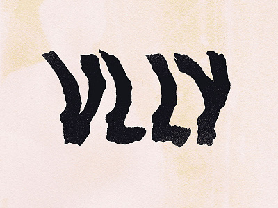 Logotype VLLY Black version band black logo music vlly