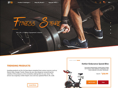 E-Commerce Fitness Collection Screens - design desing e commerce uiux web