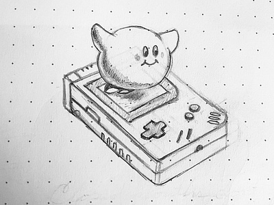Kirby is life branding btc character design eth gameboy illustration kirby minneapolis mn nft texture