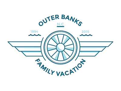 Family vacation badge