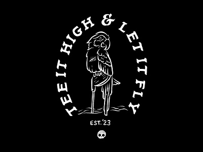 Tee it high & let it fly ⛳️ branding character design illustration logo minneapolis mn texture ui vector