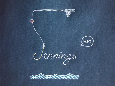 Jennings Bay, MN design illustration lake minnetonka minneapolis mn texture typography