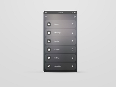 MENU CONCEPT app design figma flat icon minimal sketch ui ux xd