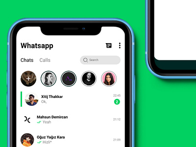 Whatsapp reDesign appdesign figma illustrator invision ui uidesign uiinspiration uiux ux webdesign