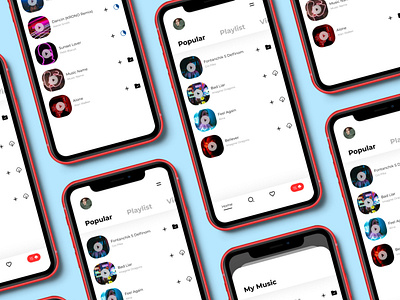 Music App Design