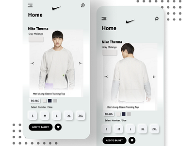 Nike App design