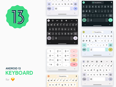 Android 13 Keyboard Symbols for Sketch