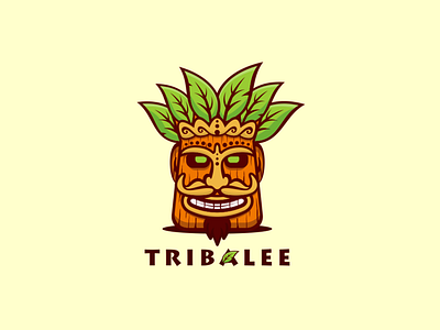 Tribalee Mask ecommerce green leaf mask tribal