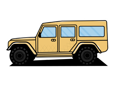 Jeep illustration car design flat illustrate illustration illustration art jeep simple vector