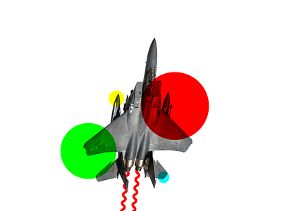 Fighter Jet design photo art simple