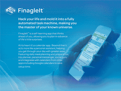 Finagleit Mobile App user experience user interface web design