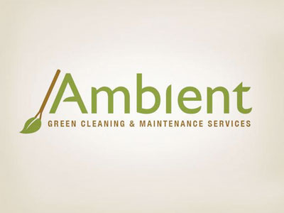 Ambient Cleaning Services Logo brand brand design logo design