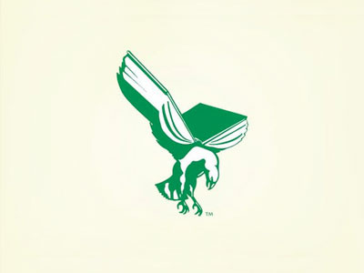 Eagle Books - University Bookstore Logo brand brand design logo design