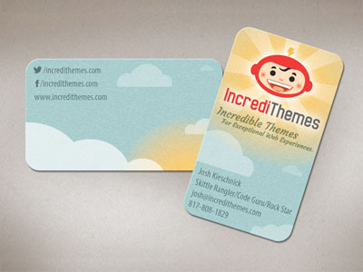 IncrediThemes Logo and Business Card Design brand brand design business card logo design