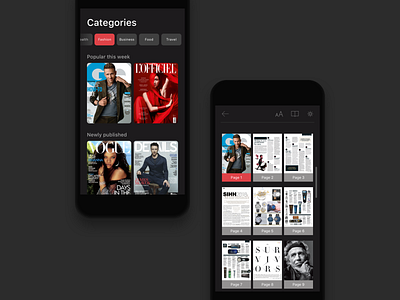 Reading App Design Project - 1 card ebook ebook cover ebook layout ios iphone se magazine cover reading reading app thumbnails