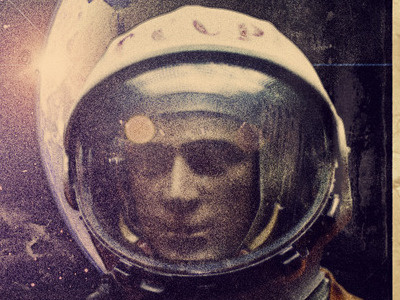 Yuri Gagarin journey poster retro space vintage yuri gagarin