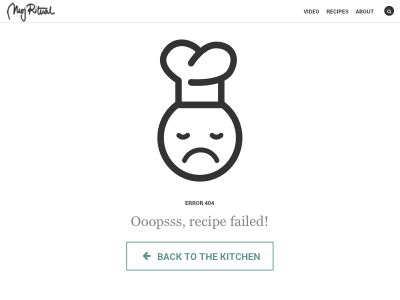 404 Page 404 error flat interface le chef ooops ui ux vector web