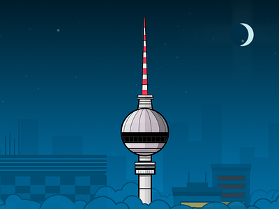 Berliner Fernsehturm by Nikola Lazarevic on Dribbble