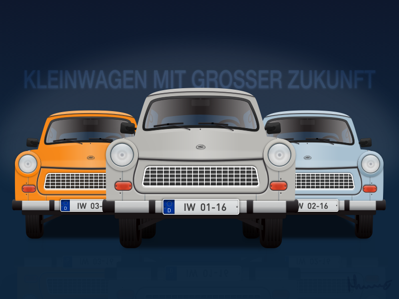 Trabant Kleinwagen Mit Grosser Zukunft By Nikola Lazarevic On Dribbble