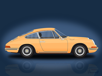 Porsche 911 911 car design illustration porsche porsche 911 sketch vector vintage