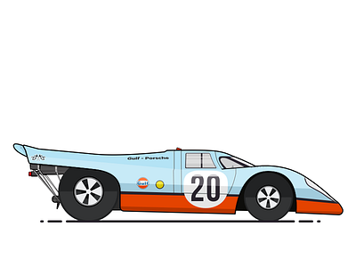 Porsche 917 917 illustration porsche sketch sketchapp vector