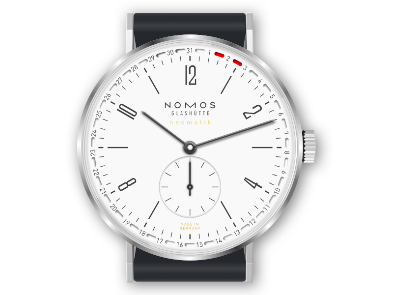 Nomos Glashütte Tangente Neomatik 2018 by Nikola Lazarevic on Dribbble