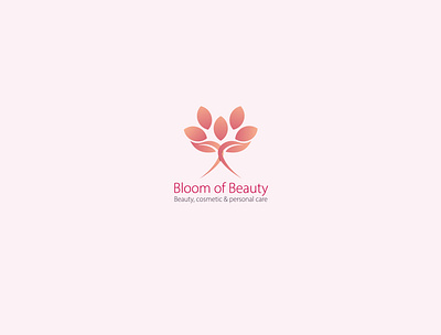 Bloom of Beauty logo adobe illustrator branding corporate identity creative design creative logo design exicutive business network logodesign product design vector