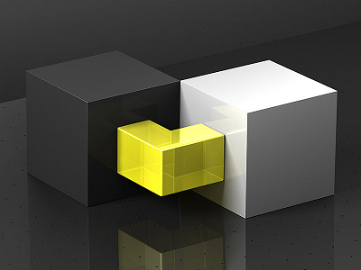 LR Connect 3d cinema 4d geometry isometric