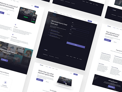 FinTech Landing page