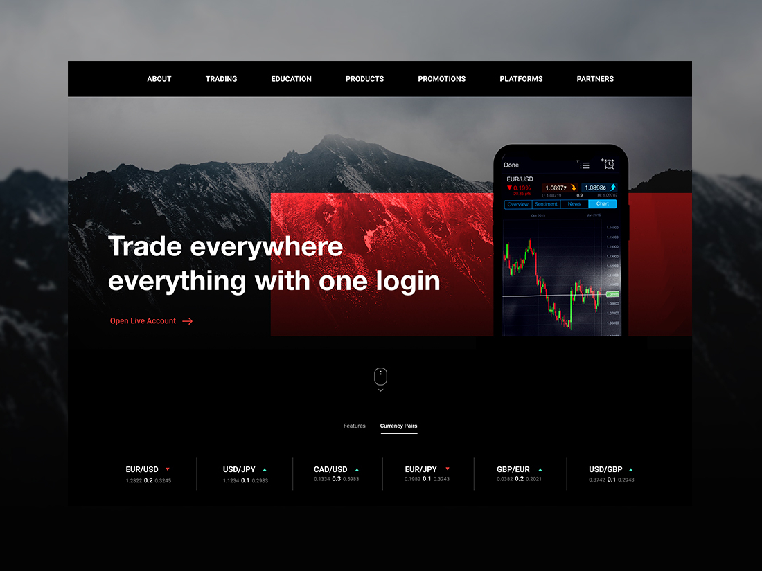 Forex Trading Website By Michaela Petrova On Dribbble - 