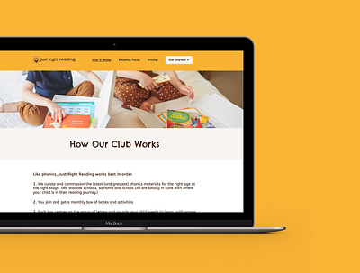 Website Development – Just Right Reading brand brand agency brand identity branding build developer development identity ui ux webdesign webdev website websitedevelopment
