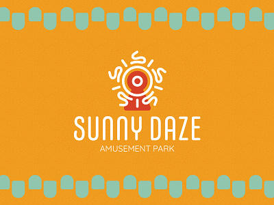 SunnyDaze branding design dribbbleweeklywarmup logo