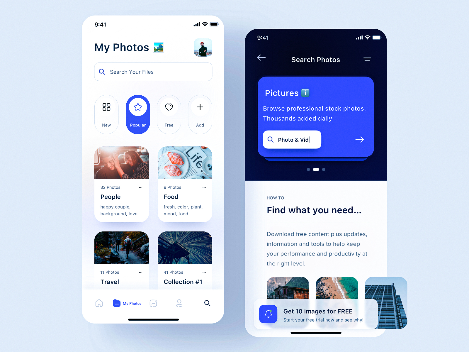 Photo Management App 🏞 by Arek_k on Dribbble