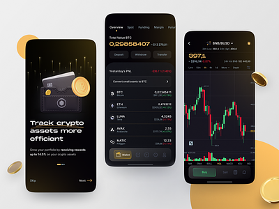 Crypto wallet and market 💰