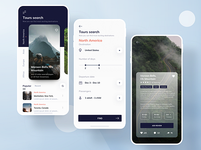 Travel app ️🌁 by Arek_k for Codahead on Dribbble