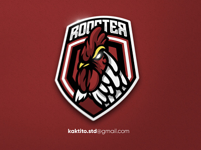 Rooster Logo animal branding debut design designgraphic esport logo mascot mascot logo vector