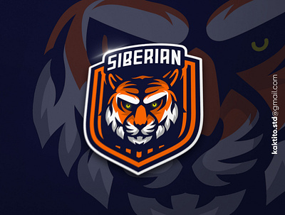 Siberian Tiger animal debut design designgraphic esport illustration logo mascot mascot logo vector