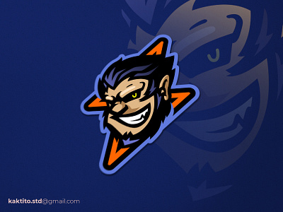 Electric Monkey debut design designgraphic esport illustration logo mascot mascot logo sport vector