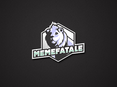 Memefatale animal brand esport lion logo mascot vector