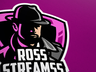 Ross Streams artist branding debut design designgraphic esport illustration logo mascot sport vector