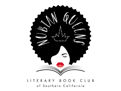 Nubian Queen Literary Book Club bookclub bookclublogo logo logodesign nubianqueen