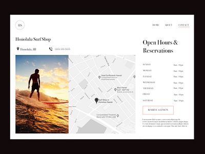 Surf Shop daily ui design landing page minimal minimalism summer surf user experience ux uxd web website