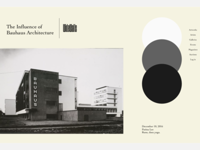 Bauhaus History architechture daily ui design minimal minimalism typography ui user experience ux uxd web