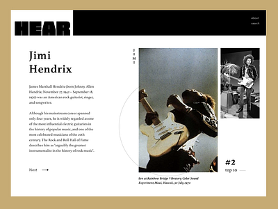 artist profile - jimi hendrix