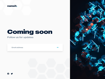 Soon it should be coming soon cyber security holder it minimal soon subscribe teaser ui under construction web web design