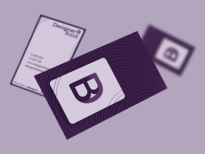 Designer Baldi business card